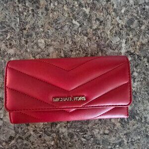 Michael Kors Wallet for Women Jet Set Travel Collection Trifold Wallet